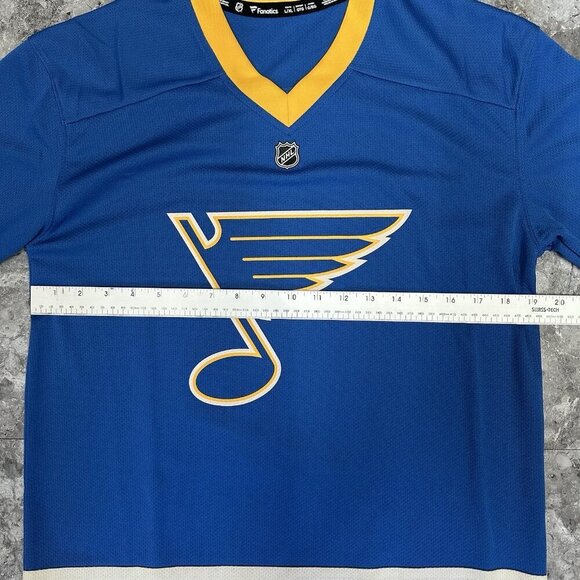 St Louis Blues Fanatics Youth  L/XL Jersey Blue New with tags NHL - Picture 4 of 5